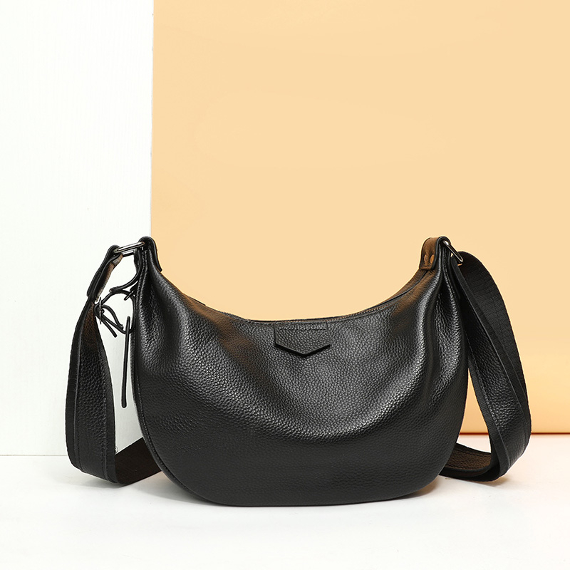 Half Moon Bag Suede - Nowe damskie torebki ze 100% prawdziwej