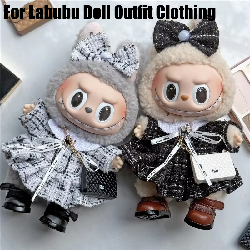 Luxury Bags Supplier - 15 17cm Ubranka dla lalki Labubu,