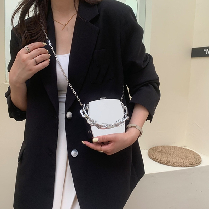 Luxury Bags Gold - Mini luksusowe złote imprezowe wieczorowe sprzęgło
