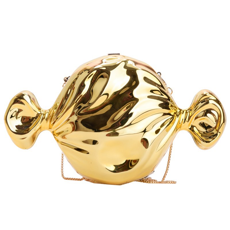 Luxury Bags Gold - Akrylowa Torebka na Cukierki, Modna Torebka