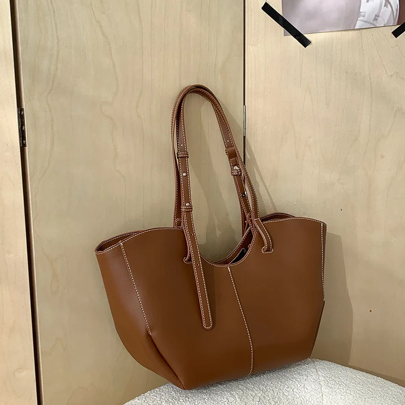 Luxury Bags Supplier - Damska torebka vintage o dużej pojemności,