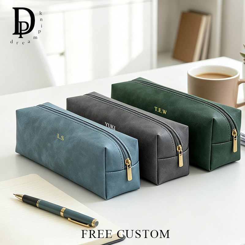 Luxury Bags China Wholesale - Vintage etui na długopis z inicjałami