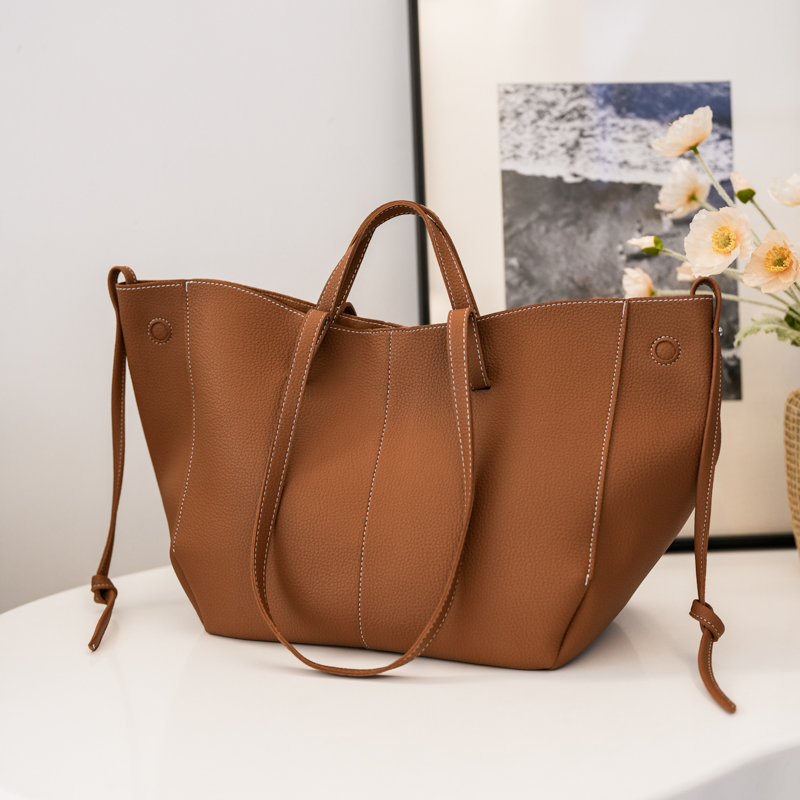 Luxury High Quality Bags - Duże skórzane torby damskie na zamek