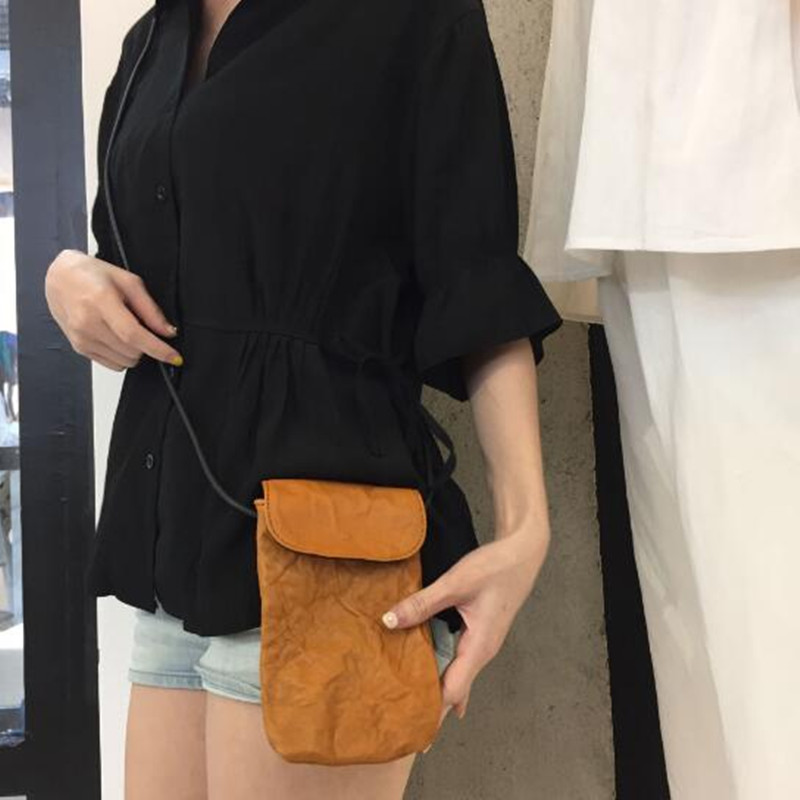 Luxury Bags In Japan - Skórzana torba na telefon komórkowy skóra