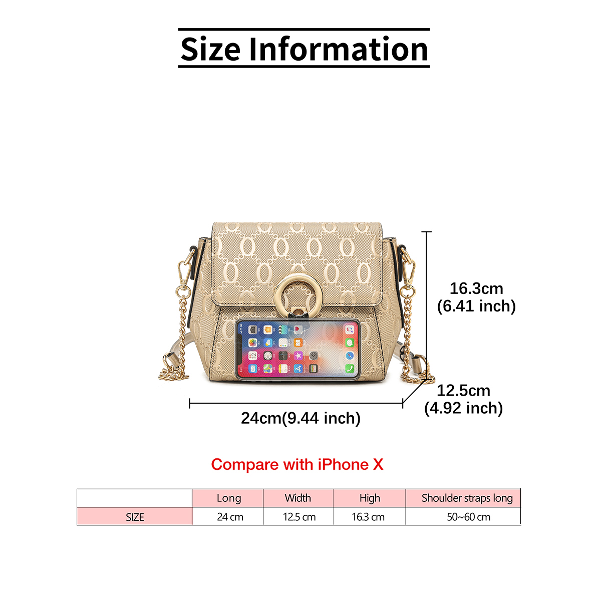 Torebka damska FOXER Luxury Br – Luxury Bags Gold recenzja i cena