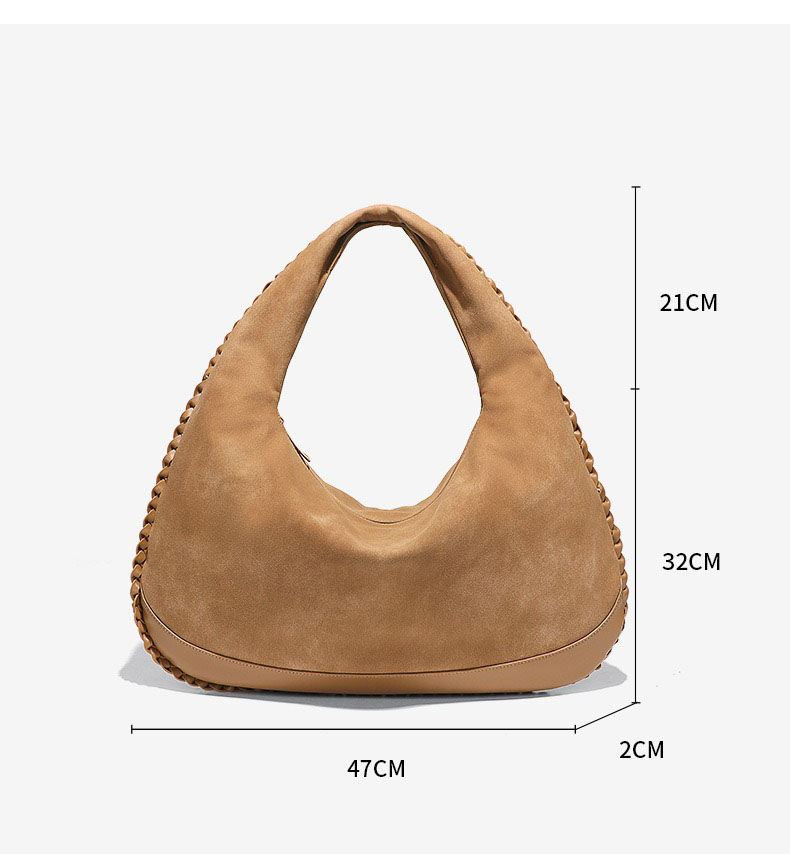 Torba na ramię o dużej pojemno – Half Moon Bag Suede recenzja i cena