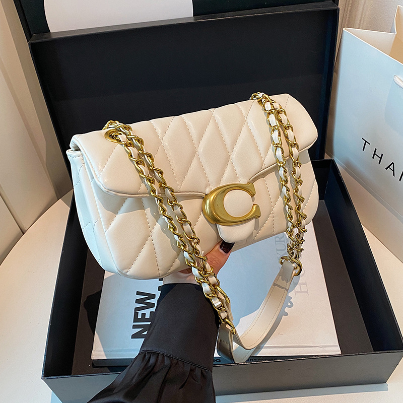 Damska pikowana skórzana torba – Luxury Bags Gold recenzja i cena