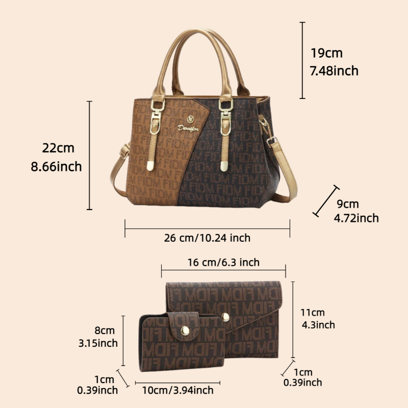 3-częściowy zestaw torebek dam – Luxury Bags For Travel recenzja i cena