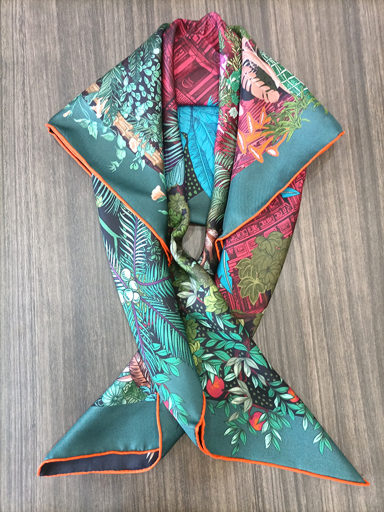 Jedwabna Apaszka 90CM Damska R – Luxury Bags For Travel recenzja i cena