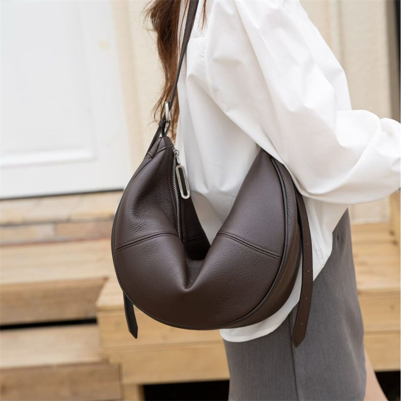BURMINSA Torba na ramię typu h – Half Moon Bag Suede recenzja i cena