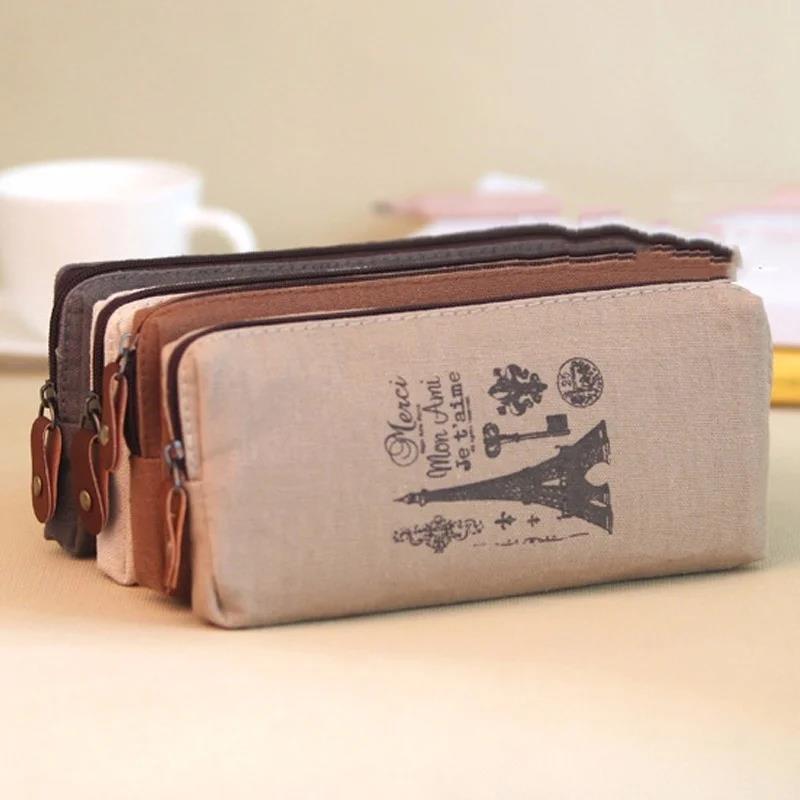 Vintage Retro Lniany Piórnik E – Luxury Bags Paris recenzja i cena